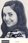 Autogrammkarte von Paola